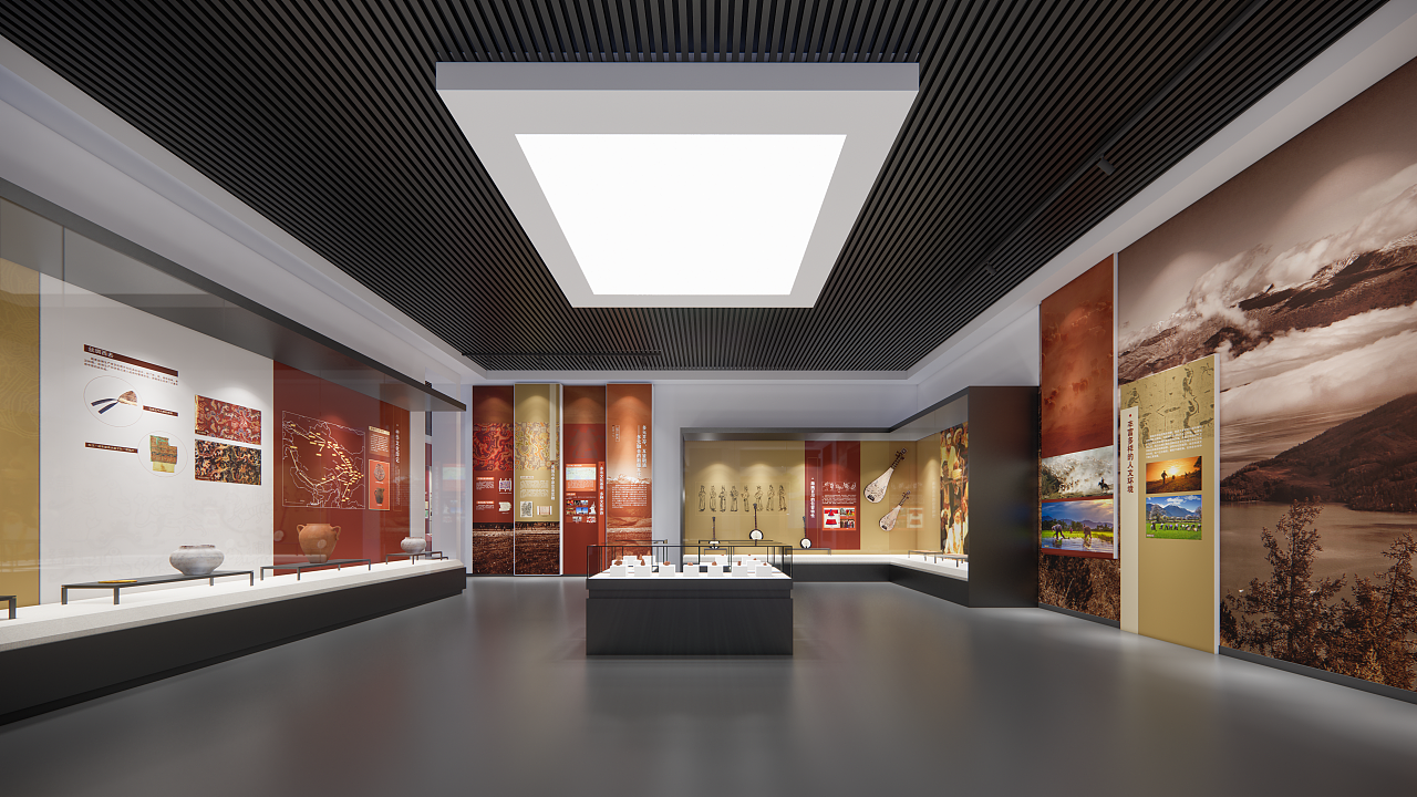 民族博物馆展馆设计以及博物馆灯具展厅设计